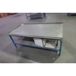 Lot of (5) Steel Layup Tables/Workbenches - Dims 72" x 37" x 27"