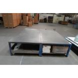 Steel Workstation - Consitsting of (2) Layup Tables, Total Dims 96" x96" x26