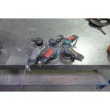 Lot (2) Pneumatic Disk Sanders