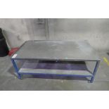 Lot of (5) Steel Layup Tables/Workbenches - Dims 72" x 37" x 27"