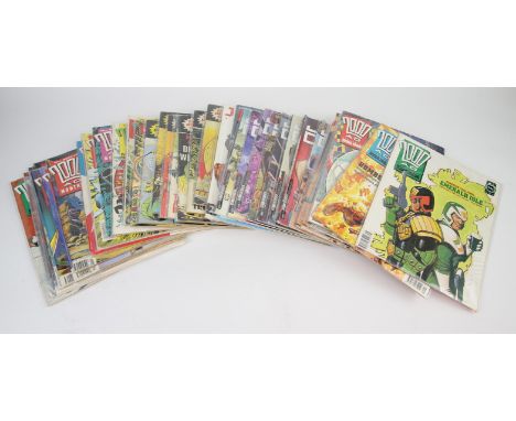 2000 AD, Judge Dredd and Crisis Magazines  a group of forty-six issues, includes, Best of 2000 AD, eight issues (1985-1987); 