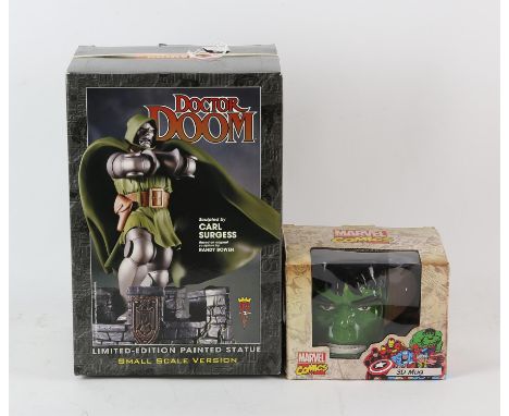 Doctor Doom, Marvel: Bowen Designs boxed Limited Edition 7 ½ inch painted statue (1746/4000) small scale version sculpted by 