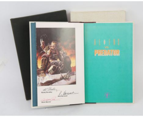 Signed Limited-Edition graphic novels within slipcases  a pair of hardcover edition books, includes, STRADLEY (Randy). Aliens