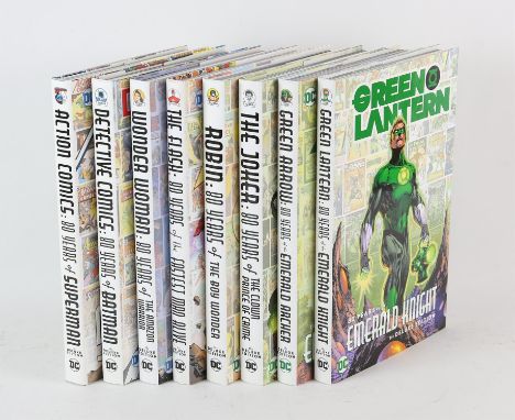 DC Comics 80th Anniversary Deluxe Editions  a group of eight first edition hardback books, includes, LEE (Jim). Green Lantern