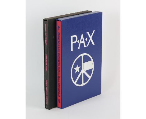 Signed Limited Edition Graphic Novels within slipcases  a pair of first edition hardback books, includes, VESS (Charles). The
