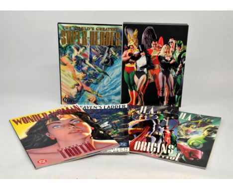 ROSS (Alex) and Paul Dini first edition books   published by DC Comics, New York  includes, The Worlds Greatest Super-Heroes,