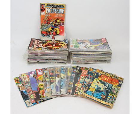 Comics: Marvel, DC, and others (1970s-1990s)  a group of 110+ issues, incomplete runs, DC Comics include - Superman Family, N