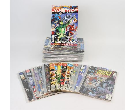 Comics: DC and Marvel (1980s-1990s) - a group of 60+ issues, DC Comics include  Justice League of America, Justice League Eur