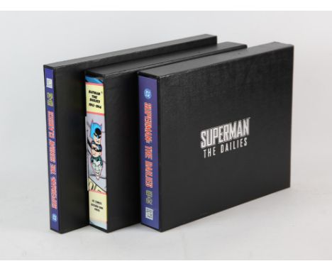 Batman and Superman  a group of three hardback books within slipcases, first editions, first printings, includes, KANE (Bob).