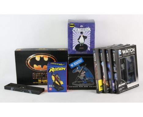 Batman Memorabilia  a group of three boxed DC Comics/Eaglemoss Hero Collection Watches, includes, Wonder Woman Movie Logo Ser