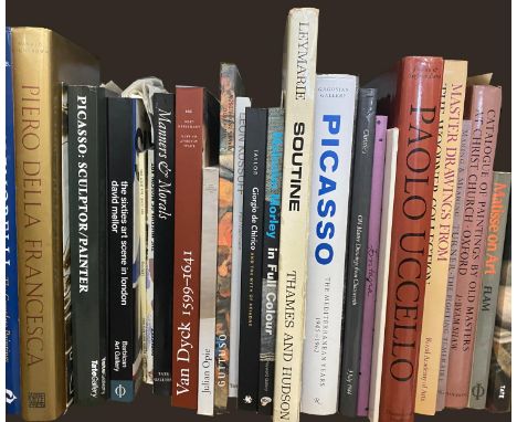 Art Reference. A collection of art reference, 80 volumes approx., mostly major exhibition catalogues, including: Clemente, 20