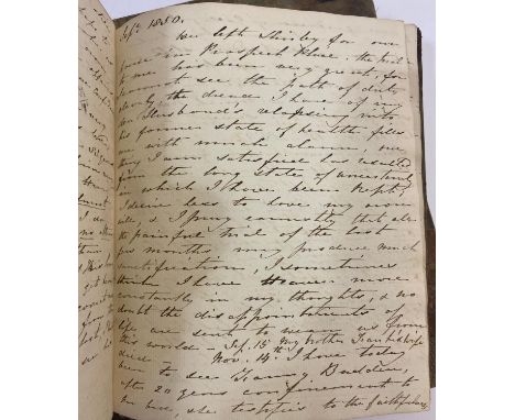 VARIOUS. A group of five manuscript household books, c.1800-1870. *CR Worn and stained.