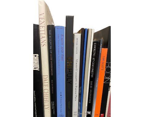 Various. Sculpture and carving, 29 volumes, including: Donald Kuspit. Chihuly, plates, original cloth, dust-jacket, 4to, New 