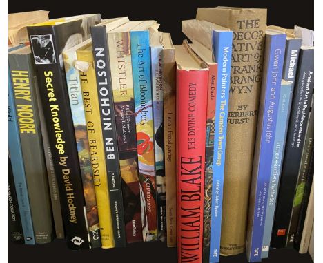 Various. A collection of art reference, 80 volumes approx., mostly major exhibition catalogues, including: The Art of Gilbert