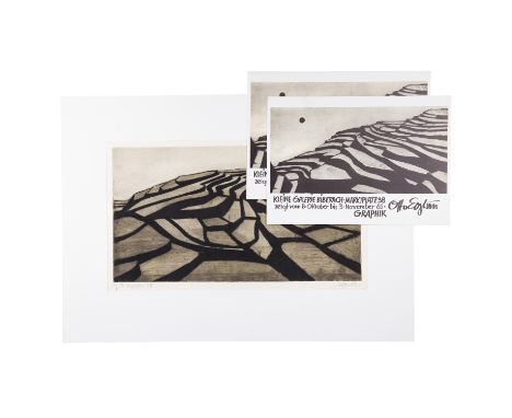 EGLAU, OTTO (1917-1988), "Kyushu VIII", 1963, Aquatintaradierung/Bütten, u.re. mit Bleistift von Hand signiert und datiert, u