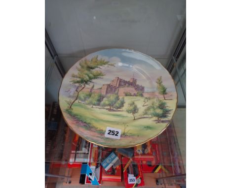 Royal Worcester Bothal Castle cabinet plate               