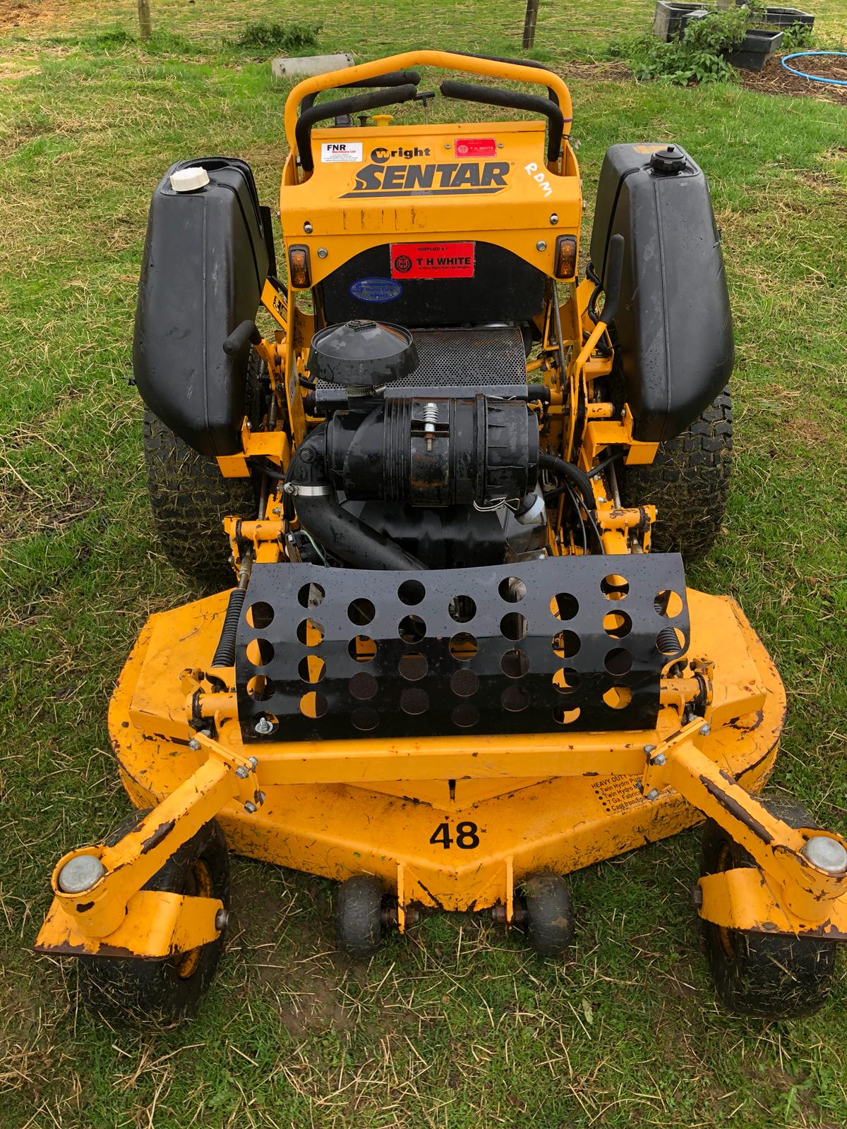 DS WRIGHT SENTAR STAND ON LAWN MOWER 48" CUTTING DECK *PLUS VAT* YEAR