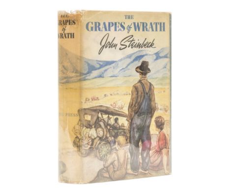 Steinbeck (John) The Grapes of Wrath, first edition, original pictorial cloth, light browning along upper joint, first issue 