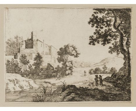 An album of approximately 73 Old Master prints, including works by Dietzsch, Giovanni Battista Mercati, George and John Smith