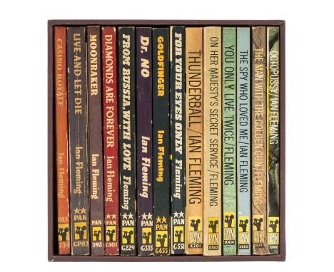 Fleming (Ian) [The James Bond Novels], 14 vol., first paperback editions, light browning to margins, original pictorial wrapp