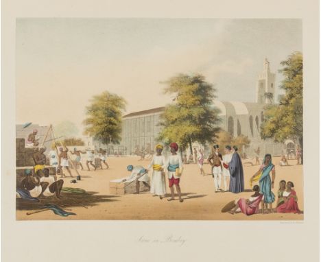 India.- Grindlay (Robert Melville) Scenery, Costumes and Architecture chiefly on the Western Side of India, title with chromo