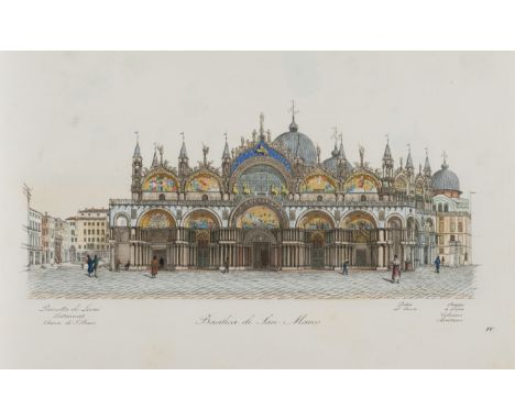 Italy.- Quadri (Antonio) La Piazza di San Marco in Venezia considerata come Monumento d'Arte e di Storia, engraved additional