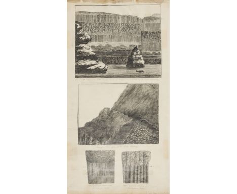 Giant's Causeway.- Horner (Leonard, factory inspector, geologist, and educationist, 1785-1864).- Drawings and maps of the Gia