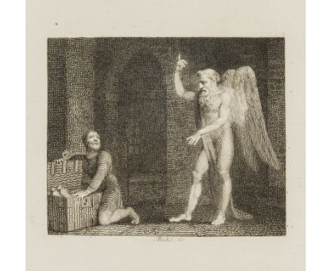 Gay (John) Fables, 2 vol. in 1, engraved vignette titles and 68 plates, 12 by William Blake, tissue guards, list of subscribe