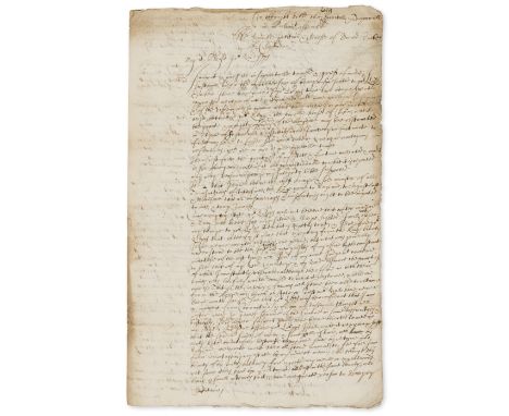 Hyde (Edward, first Earl of Clarendon, politician and historian, 1609-74) The humble petition & Adress of Edward Earle of Cla