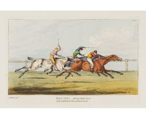 Alken (Henry) The National Sports of Great Britain, large paper copy, 50 fine hand-coloured soft-ground etchings by and after