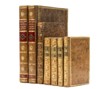 Delille (Jacques) L'Imagination, Poëme, 2 vol., half-titles, engraved frontispieces, light foxing, contemporary mottled calf,