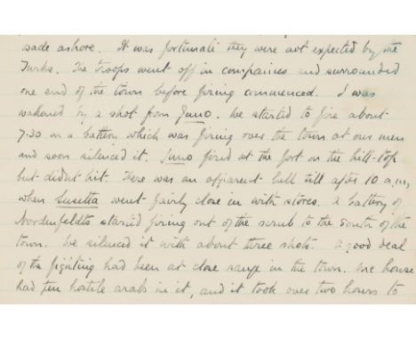 Great War.- Nicholson (Dr J.G., of Elie, Fife, fl. 1914-42) [Reminiscences of a medical officer on board the White Star Liner
