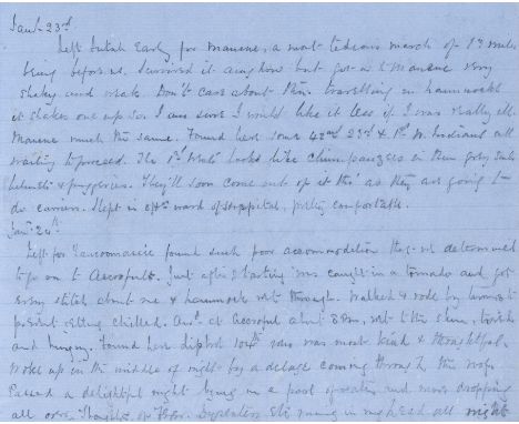 Third Anglo-Ashanti War.- Login (Spencer Henry Metcalfe, Rear Admiral, 1851-1909) Journal of the Third Anglo-Ashanti War, aut