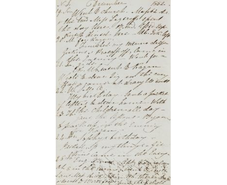 English Governess in Russia.- Diary of an English Governess in Russia, manuscript, 285pp., original green morocco, rubbed, 8v