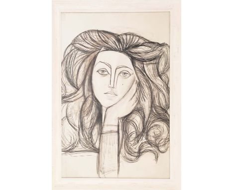 PABLO PICASSO, 'Portrait of Francoise',Giclee , 69cm x 49cm, framed. 