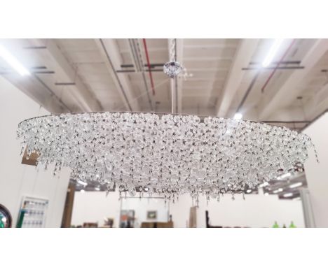 LOLLI E MEMMOLI UGOLINO ELLIPTIC CHANDELIER,  by Ivan Lolli and Mario Memmoli, 175cm drop approx. 