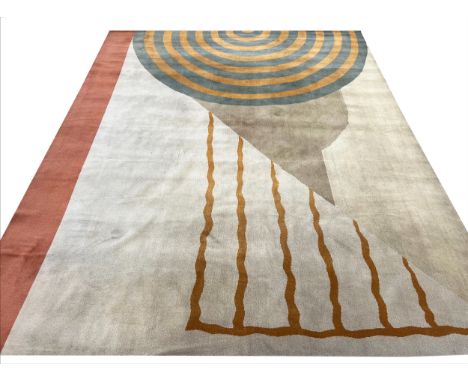 TESSA KENNEDY CARPET, 326cm x 260cm, Art Deco design. 