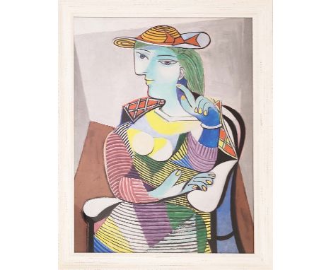 PABLO PICASSO, 'Marie Therese Walter', Giclee, 69cm x 49cm, framed. 