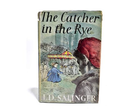 SALINGER (J.D), THE CATCHER IN THE RYE, first UK edition, blue cloth with silvered lettering, unclipped d.j. designed by Frit