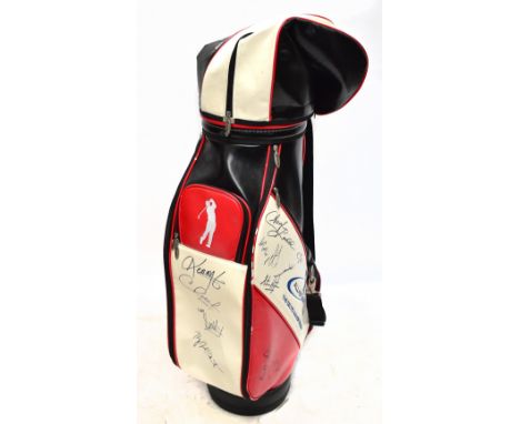 SPORTING &amp; HOLLYWOOD INTEREST; Michael Douglas's golf bag from the All Star Cup 2005, held at The Celtic Manor Resort, si