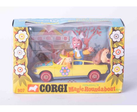 Corgi Toys 807 Dougals Magic Roundabout car, boxed.