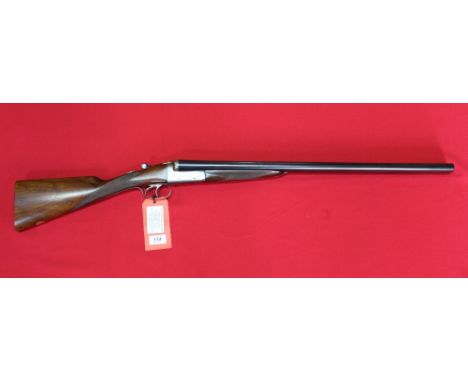 A 12 bore side-by-side box lock ejector by Gallyon & Sons, 25" barrels with fine bores, S/No.11932, the shotgun was completed