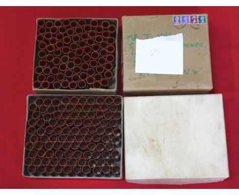 Approx 180 (two boxes) of 12 bore Eley-Kynoch unused primed paper cases, this item can only be purchased by someone with a cu