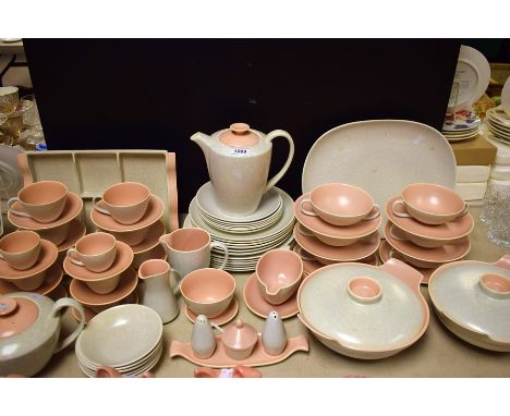 A Poole Twintone dinner service