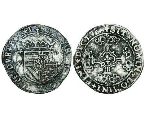 Keizer Karel (1506-1555), First Coinage, dubbele stuiver, undated (1512-1518), 2.81g (v.G&amp;H 171-5), very fine