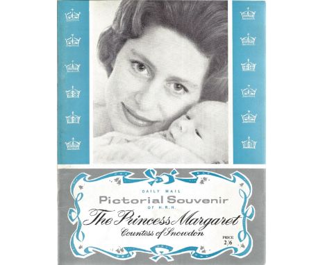 Daily Mail Pictorial Souvenir of H R H Princess Margaret Countess of Snowden. Paperback souvenir programme published in 1961 