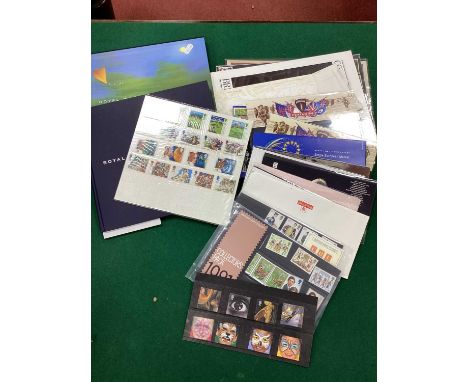 Stamps: A Selection of Great Britain Presentations Packs, containing over £60 total face value in mint commemorative stamps, 