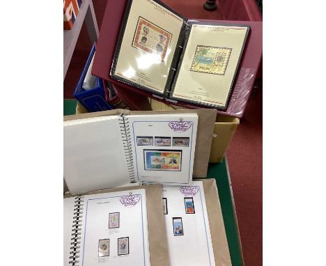 Stamps: Two 'Miniature Sheets of The World' Albums, containing mint miniature sheets from the 1970's and 1980's, plus a 'Dian