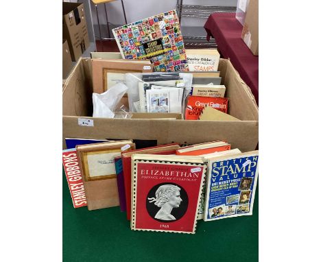 Stamps; An accumulation of Great Britain stamps, over 170 First Day Covers and an assortment of catalogues