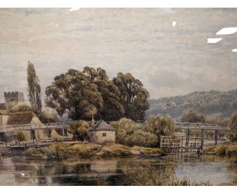 A R Wheedon,watercolour,28.5cm x 49cm